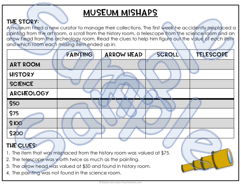 Logic Puzzles MEGA Bundle – Teacher Gems