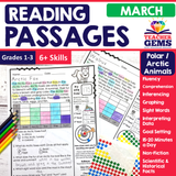 March Reading Passages - Polar Animals | Arctic Animals