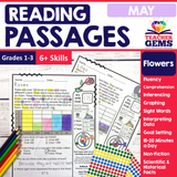 May Reading Passages - Flowers