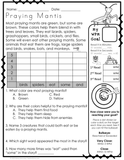 April Reading Passages - Insects, Earth Day, April Showers
