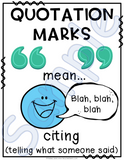 Punctuation Rules Simplified Poster Set