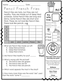 Reading Passages | Read and Graph | Silly Set 2