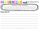 Sequencing Sort Writing Center Intermediate