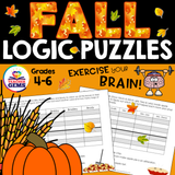 Fall (Autumn) Theme Logic Puzzles