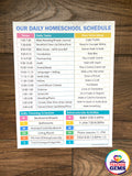 Homeschool Organizational Charts