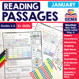 January Reading Passages - Weather