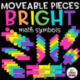 Math Symbols Moveable Pieces Clipart