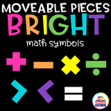 Math Symbols Moveable Pieces Clipart