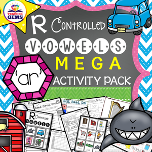 R Controlled Vowels: AR Mega Activity Pack