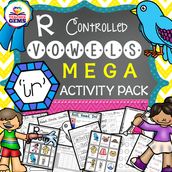 R Controlled Vowels: IR Mega Activity Pack