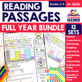 Monthly Reading Passages Bundle