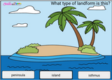 Landforms Digital Boom Cards™ Distance Learning