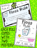 Short Vowel Spelling Rules Poster Set