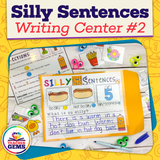 Silly Sentences Writing Center 2
