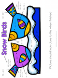Winter Color by Number Two-Digit Addition and Subtraction to 100