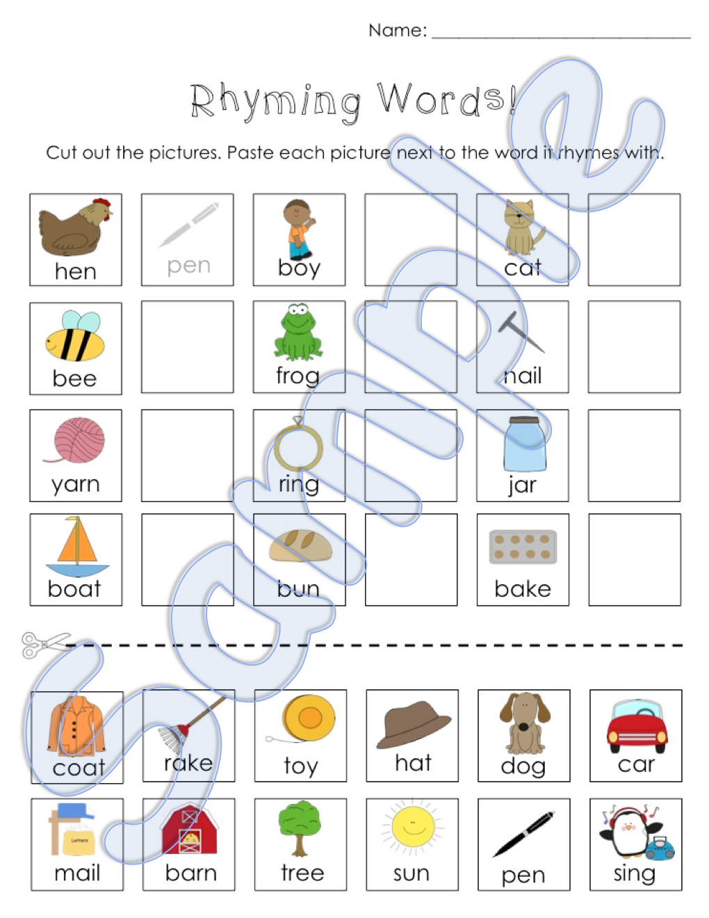 Kindergarten Cut and Paste Activities – Teacher Gems kindergarten-cut-and-paste-activities-teacher-gems
